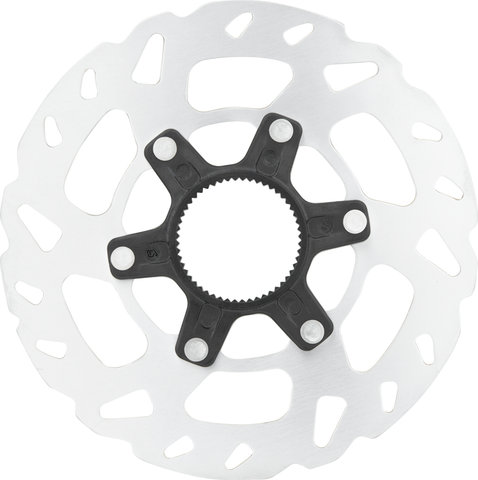 Shimano SM-RT70 Center Lock Brake Rotor for SLX w/ Internal Teeth - silver/140 mm