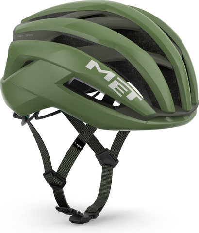 MET Trenta 2 Pace road cycling helmet - green matte | 52 - 56 cm