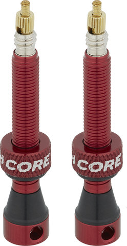 CushCore Tubeless Ventil 44 mm 2er-Set - red/SV