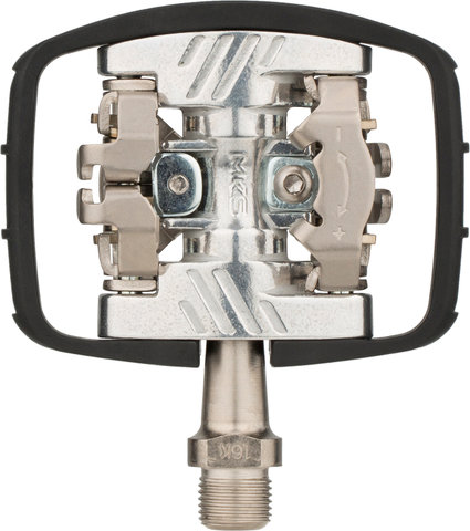 MKS US-S Klickpedale - silber-schwarz