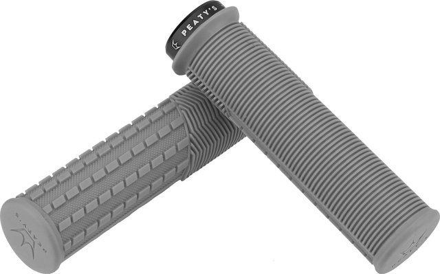 Peaty's Monarch Grips Mushroom Lock-On Handlebar Grips - slate/thick