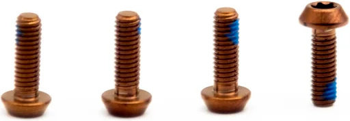 OAK Components Juego de Tornillos titanio M3x9 SRAM cojinete de palanca / Hope tapa - copper