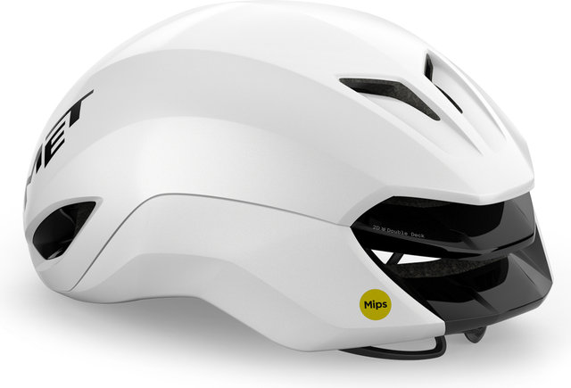 MET Manta 3 road cycling helmet - white gloss | 52 - 56 cm