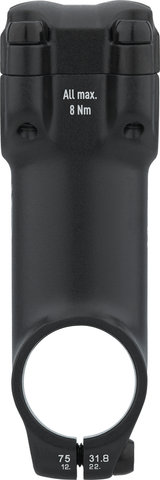 LEVELNINE Universal 31.8 Stem - black stealth/+6°/-6° (FlipFlop)/75 mm