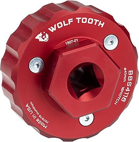 Wolf Tooth Components BBS4116 Bottom Bracket Tool - red