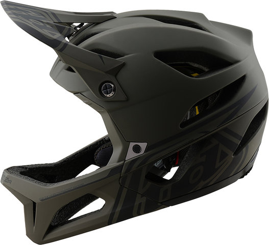 Troy Lee Designs Stage Fullface Helm - stealth caper/57 - 59 cm