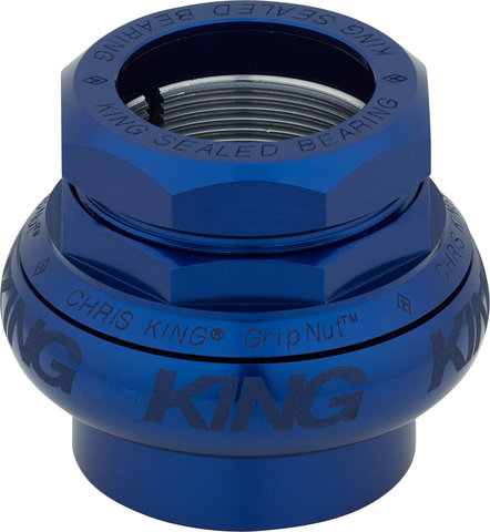 Chris King GripNut Sotto Voce EC30/25,4 - EC30/26 Gewindesteuersatz - navy/1"/EC30/25,4 - EC30/26