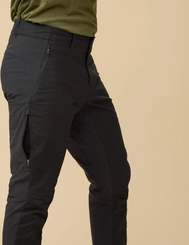 Fjällräven Hoja Hybrid Trousers - black | XS