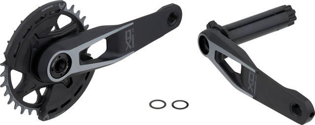 SRAM Kit de mise à niveau X0 Eagle T-Type V2 DUB Wide AXS 1x12 - black/165,0 mm