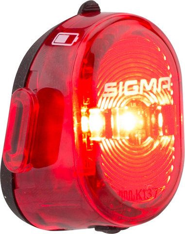 Sigma Aura 60 Front Light + Nugget II LED Rear Light Set - StVZO Approved - black