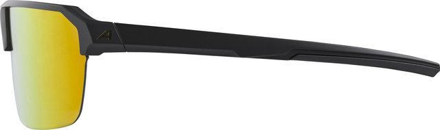Alpina Swift HR Sports Glasses - black gold matt | mirror gold
