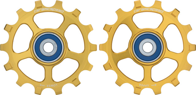 CeramicSpeed Rueda de cambio revestida SRAM Eagle 1x12 velocidades 14 dientes - gold/14 dientes