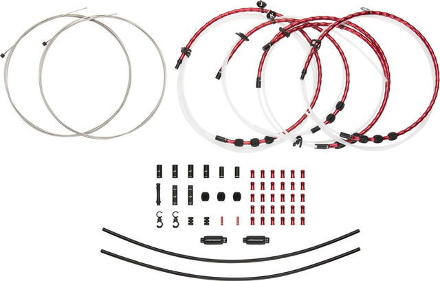 Jagwire Set de Câble de Vitesse 2X Elite Link - red