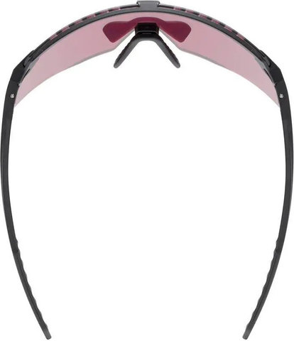 uvex uvex pace stage S V lunettes de sport - black mat/mirror blue