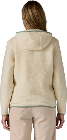 Patagonia Chaqueta con capucha para damas Retro Pile Hoody - natural-ellwood green/M