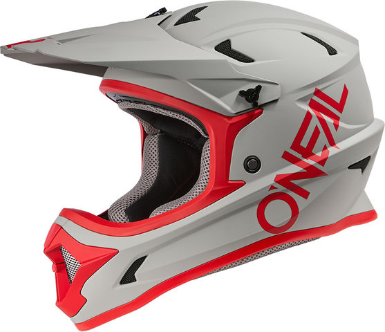 O'NEAL Sonus Full-Face Helmet - solid-gray-red | 55 - 56 cm