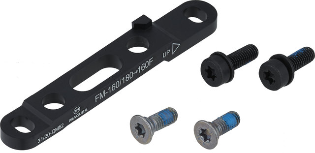 Magura Adaptador de frenos de disco para discos de 160 mm - negro/RD 160/180 sobre 160 FM