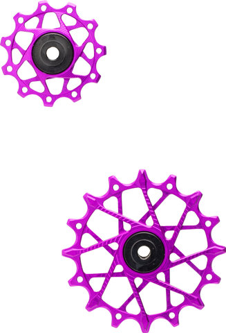 Garbaruk Schaltröllchen-Set 11 + 16 Zähne für Shimano 11-fach - violet