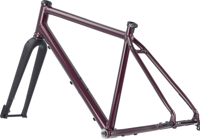 bc original Kit de Cadre Flint 28" avec Groupe Shimano GRX RX810 - violet foncé | M | Axe Traversant 12 mm