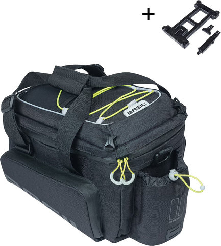 Basil Trunk bag XL Pro MIK - black lime | 36 l