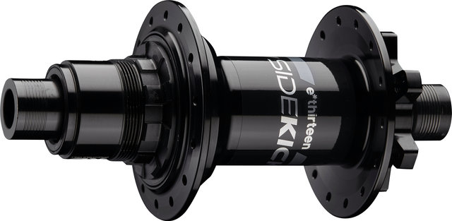 e*thirteen Buje trasero de refuerzo de disco de 6 agujeros Sidekick - black | 28 | SRAM XD | 12 mm Eje Pasante