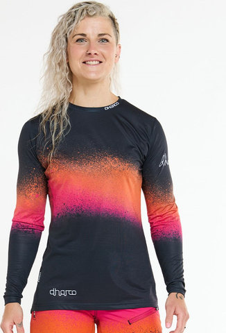 DHaRCO Damen Race Trikot - black snake/M