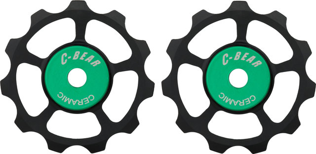 C-BEAR Aluminium Shimano/SRAM 10-/11-speed Derailleur Pulleys - black/11 teeth