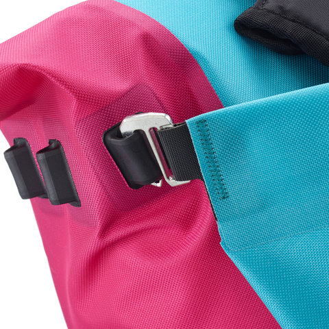 ORTLIEB sac à dos-sacoche vélo hybride Vario - cyber blue-cyber blue pink