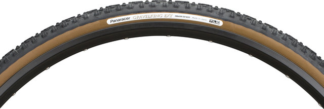 Panaracer Cubierta plegable GravelKing EXT TLC 28" - black-brown/33-622 (700x33C)