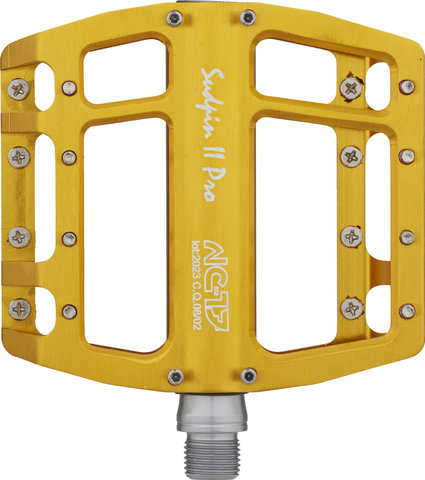 NC-17 Sudpin II Pro Plattformpedale - gold