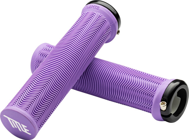 Title MTB LO1 Lock-On Lenkergriffe - lila/135 mm