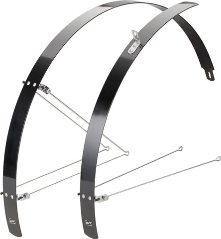 CONTEC Juego de guardabarros Flat Fender RD+RT - negro | 42 