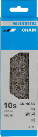 Shimano Cadena Deore / Tiagra 4700 CN-HG54 10 velocidades - plata/116