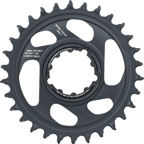 SRAM X-Sync 2 Direct Mount 3 mm Chainring for X01/XX1/GX Eagle Boost - lunar grey/30 
