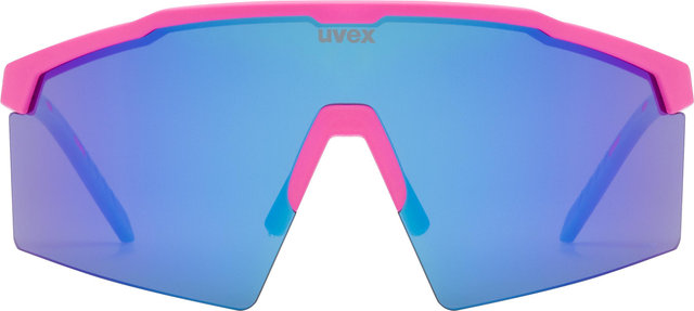 uvex flowline Brille - pink matt | mirror blue
