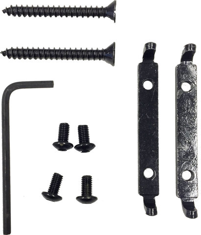 Feedback Sports Kit de Fixation pour Bras der Velo Wall 2D / Velo Wall Rack - noir-argenté