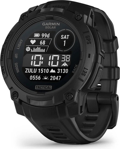 Garmin Instinct 3 45 mm Solar Tactical Edition GPS multisport smartwatch - black