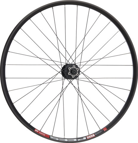 bc basic Mountain Alivio Disc 6-Loch DT Swiss 533D 29" Laufradsatz - schwarz | 29" Satz (VR 9x100 + HR 10x135) Shimano