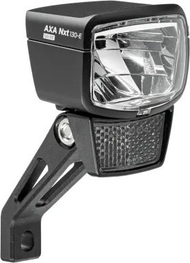 Axa Luz delantera NXT 130 E6-12V con aprobación StVZO - negro