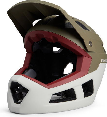 Endura SingleTrack Full Face Helm - tweed green/51 - 56 cm