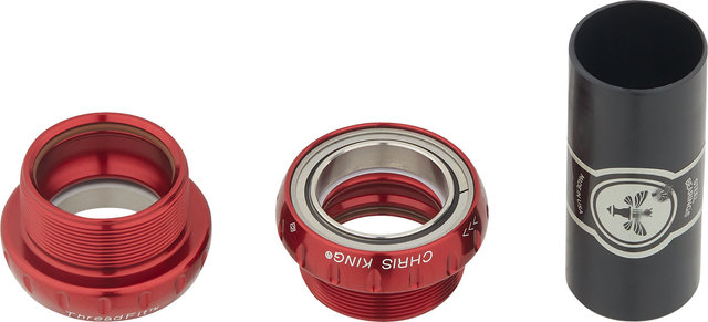Chris King ThreadFit 24 Bottom Bracket - red/BSA