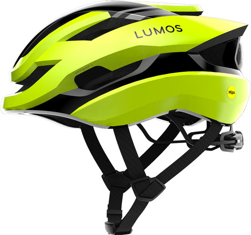 LUMOS Ultra Fly Pro MIPS Helmet + Firefly LED Helmet Light Bundle - hyper green | 54 - 61 cm