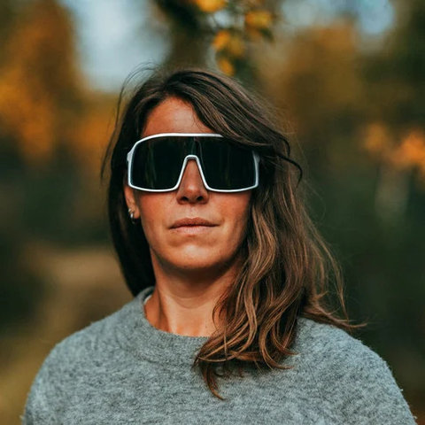 CHPO Erica Sports Glasses - white/silver mirror