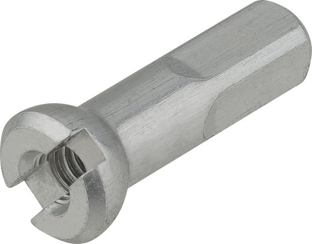 Sapim Polyax Aluminium-Nippel - 20 Stück - silber
