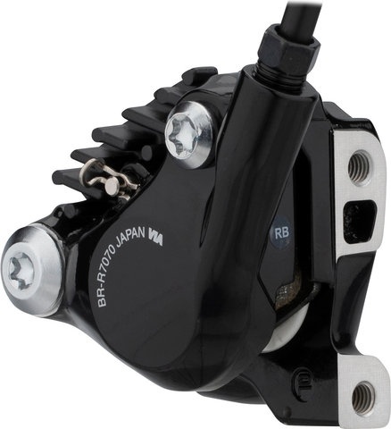 Shimano 105 Bremssattel BR-R7070 mit Resinbelag - silky black/Hinterrad/ohne
