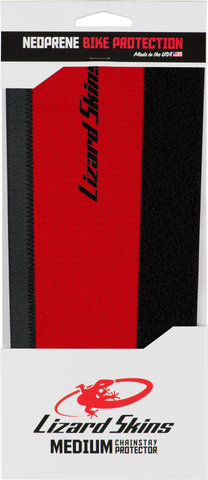 Lizard Skins Kettenstrebenschutz Neopren Medium - red