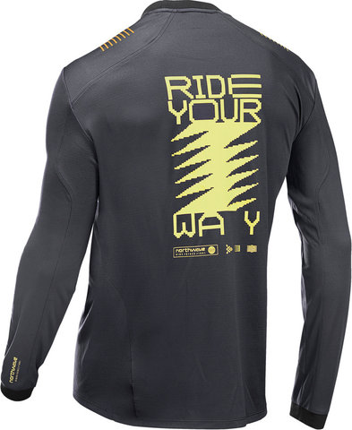 Northwave Sharp L/S Jersey - black-cool matcha/M