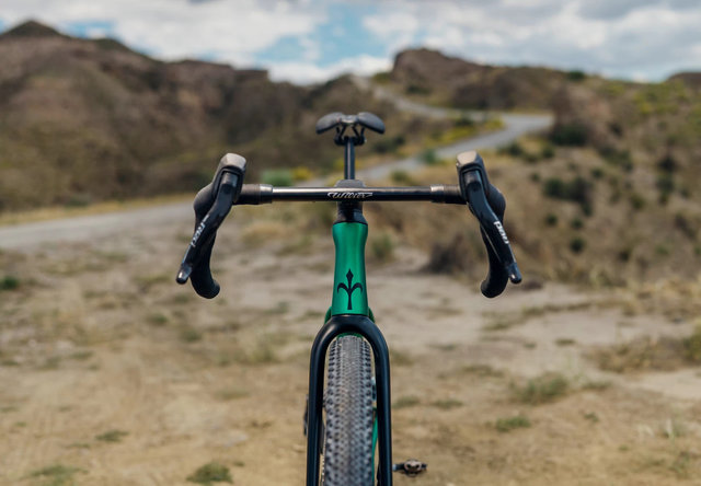 Wilier Vélo de gravel Rave SLR ID2 GRX Di2 1x12 carbone Graff Aero 48 - pixel green matt | 28" | M | 170,0 mm