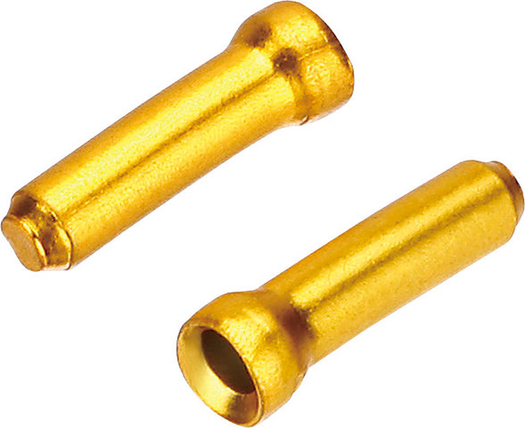 Jagwire Embouts pour Câbles de Vitesses et de Frein Crimp - 10 pièces - gold