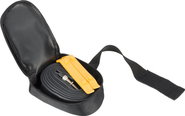 Continental Sacoche pour Chambre à Air avec Chambre à Air et Démonte-Pneus - universal/Valve Dunlop (DV)/32-622 à 47-622/27-28x1 1/4-1,75 x 2 DV 40 mm/40 